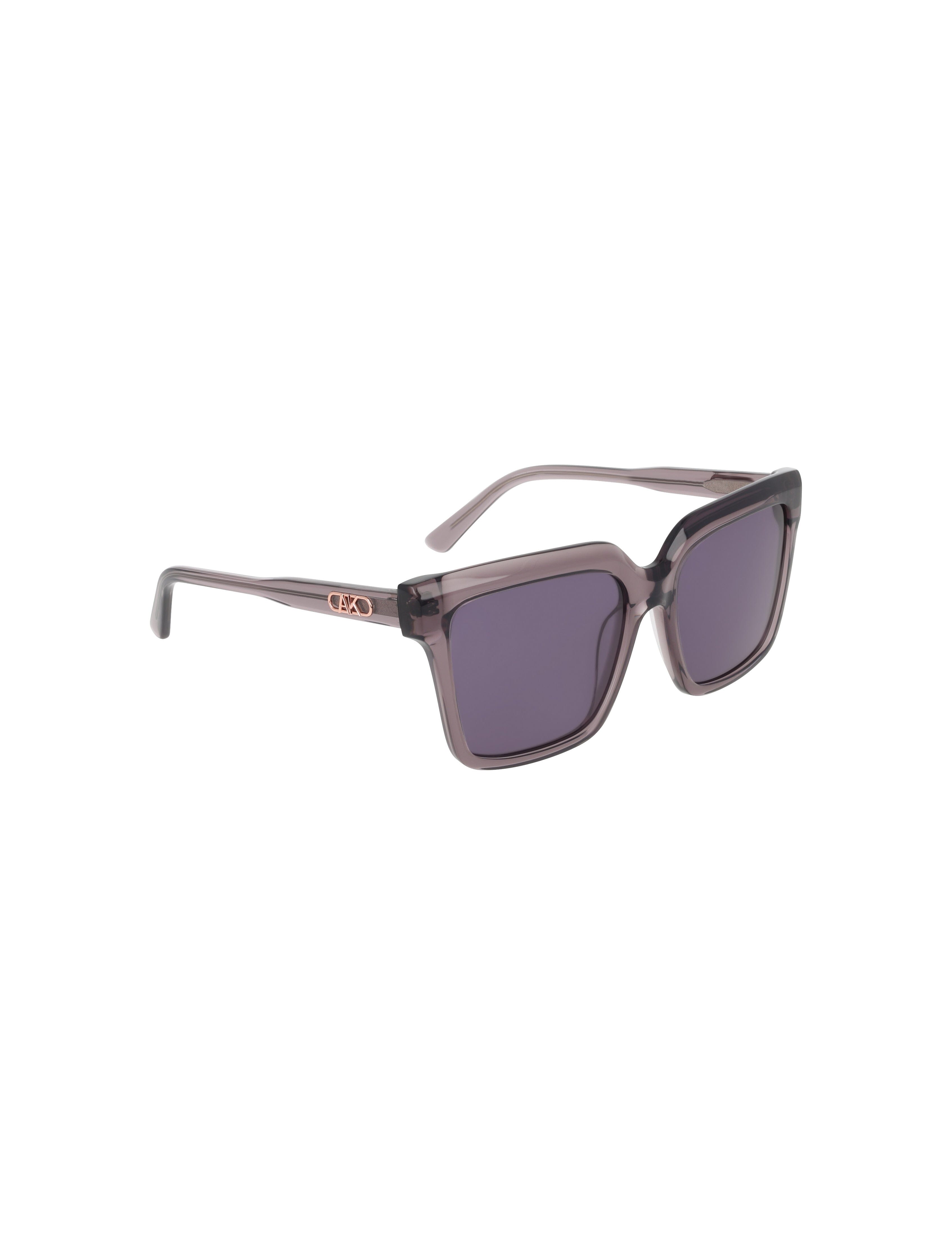 Square Acetate Sunglasses - Anne Klein LILAC CRYSTAL