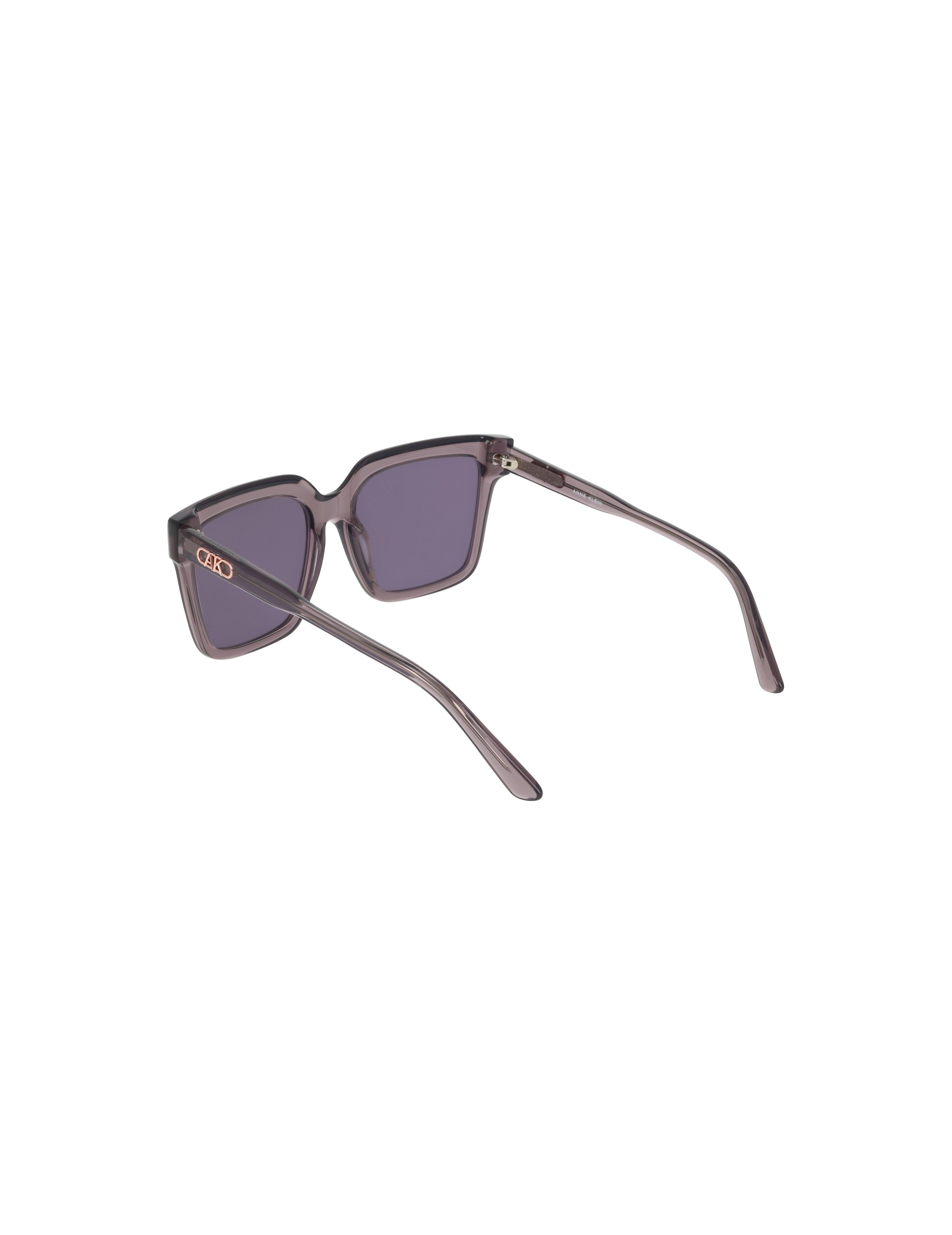 Square Acetate Sunglasses - Anne Klein LILAC CRYSTAL