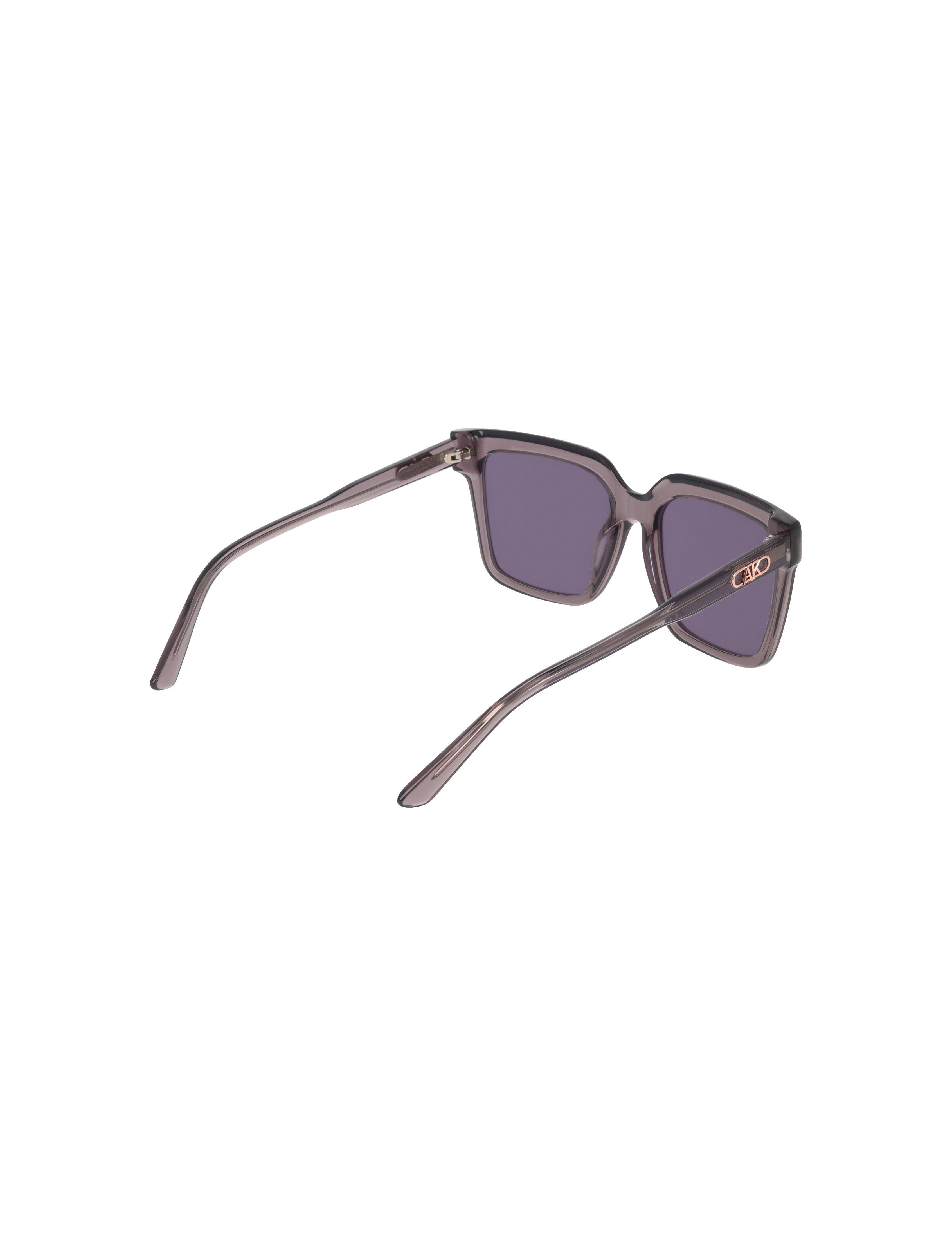 Square Acetate Sunglasses - Anne Klein LILAC CRYSTAL