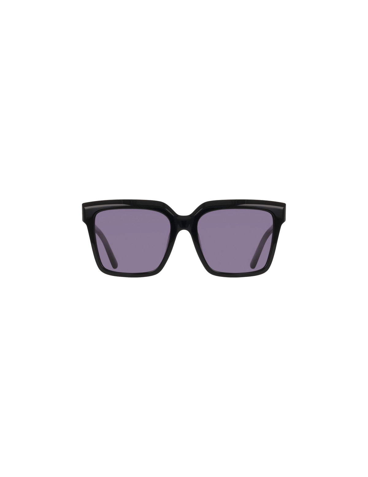 Square Acetate Sunglasses - Anne Klein BLACK