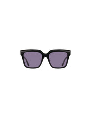 Square Acetate Sunglasses - Anne Klein BLACK