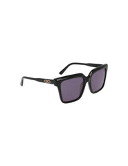 Square Acetate Sunglasses - Anne Klein BLACK