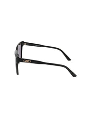 Square Acetate Sunglasses - Anne Klein BLACK