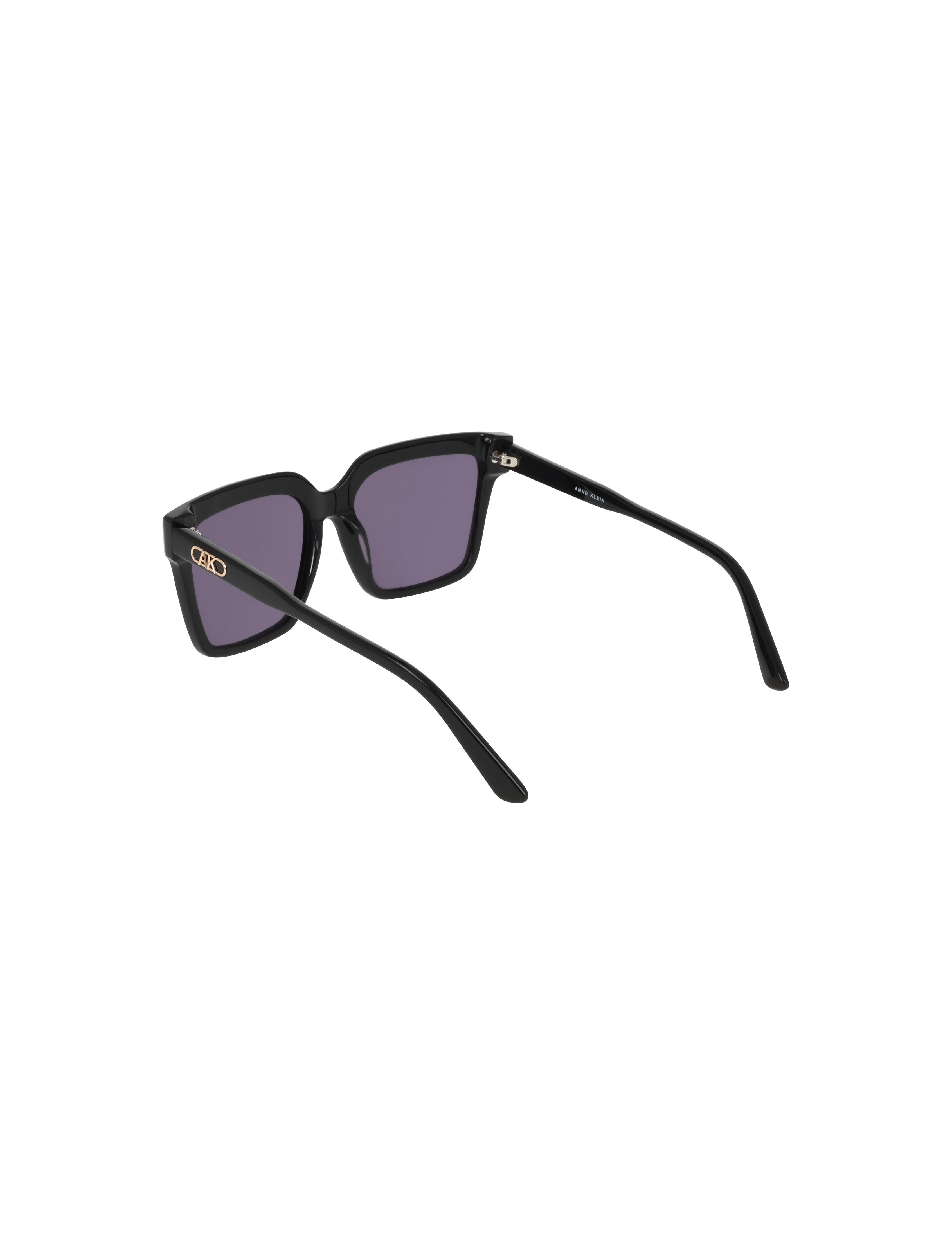Square Acetate Sunglasses - Anne Klein BLACK