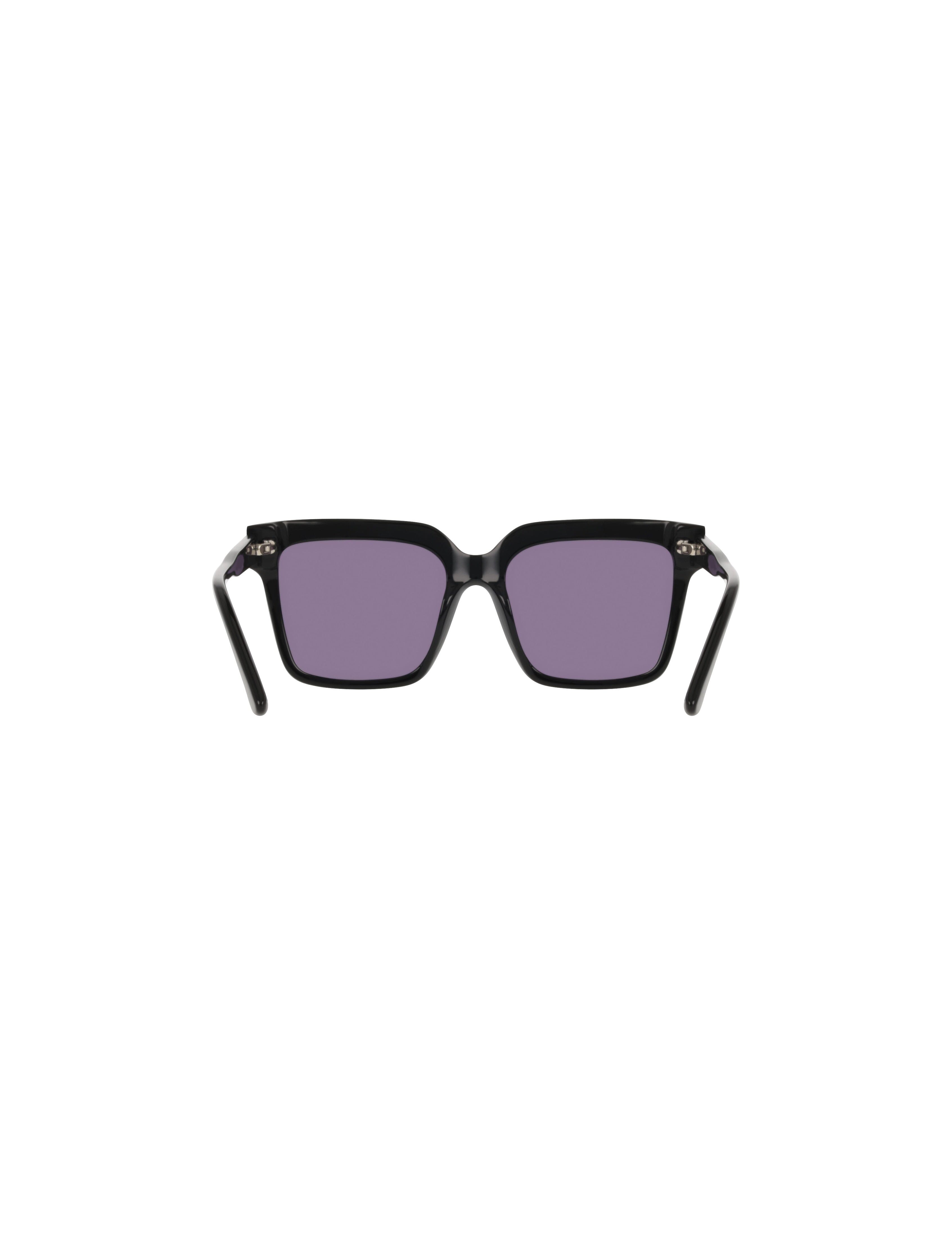 Square Acetate Sunglasses - Anne Klein BLACK