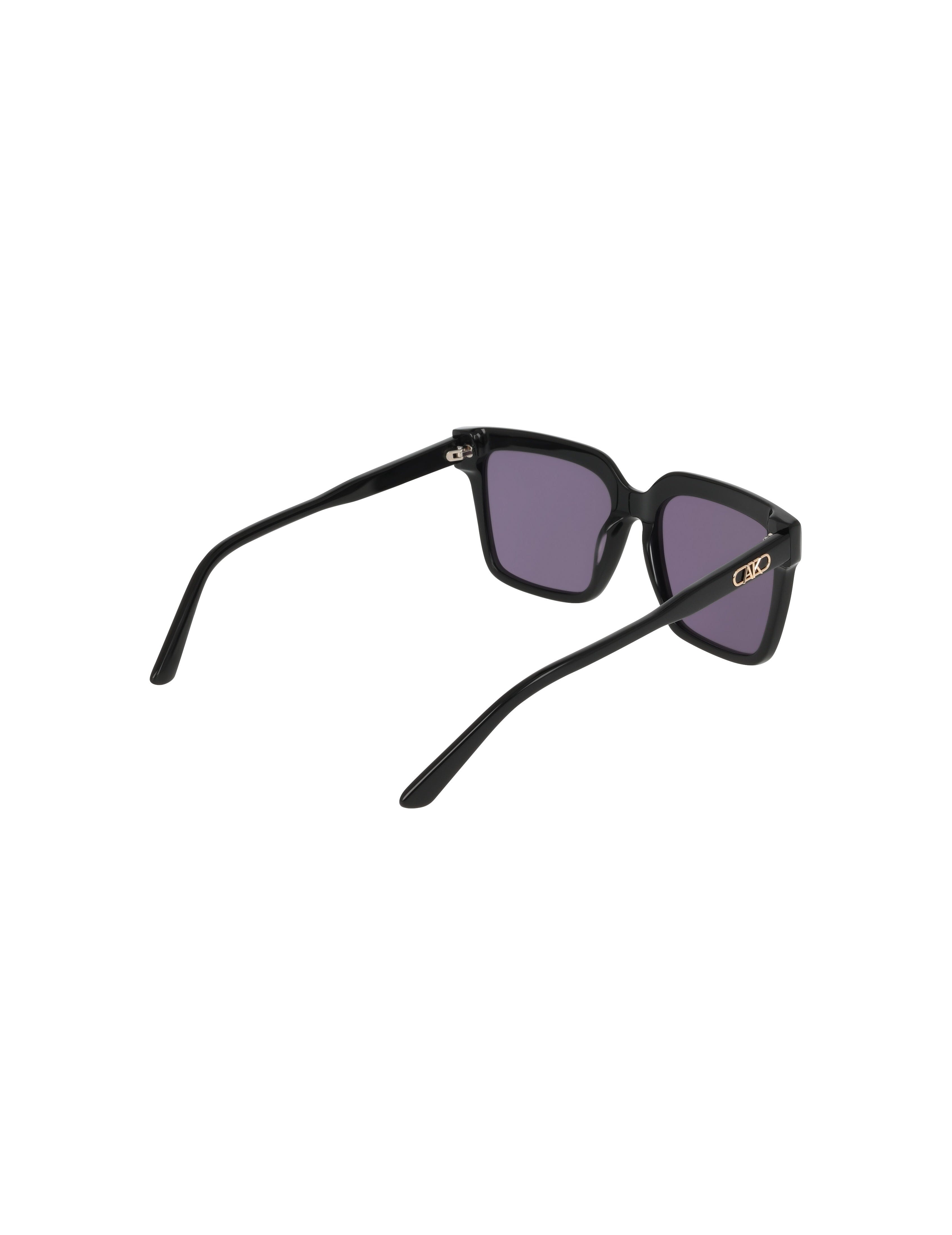 Square Acetate Sunglasses - Anne Klein BLACK