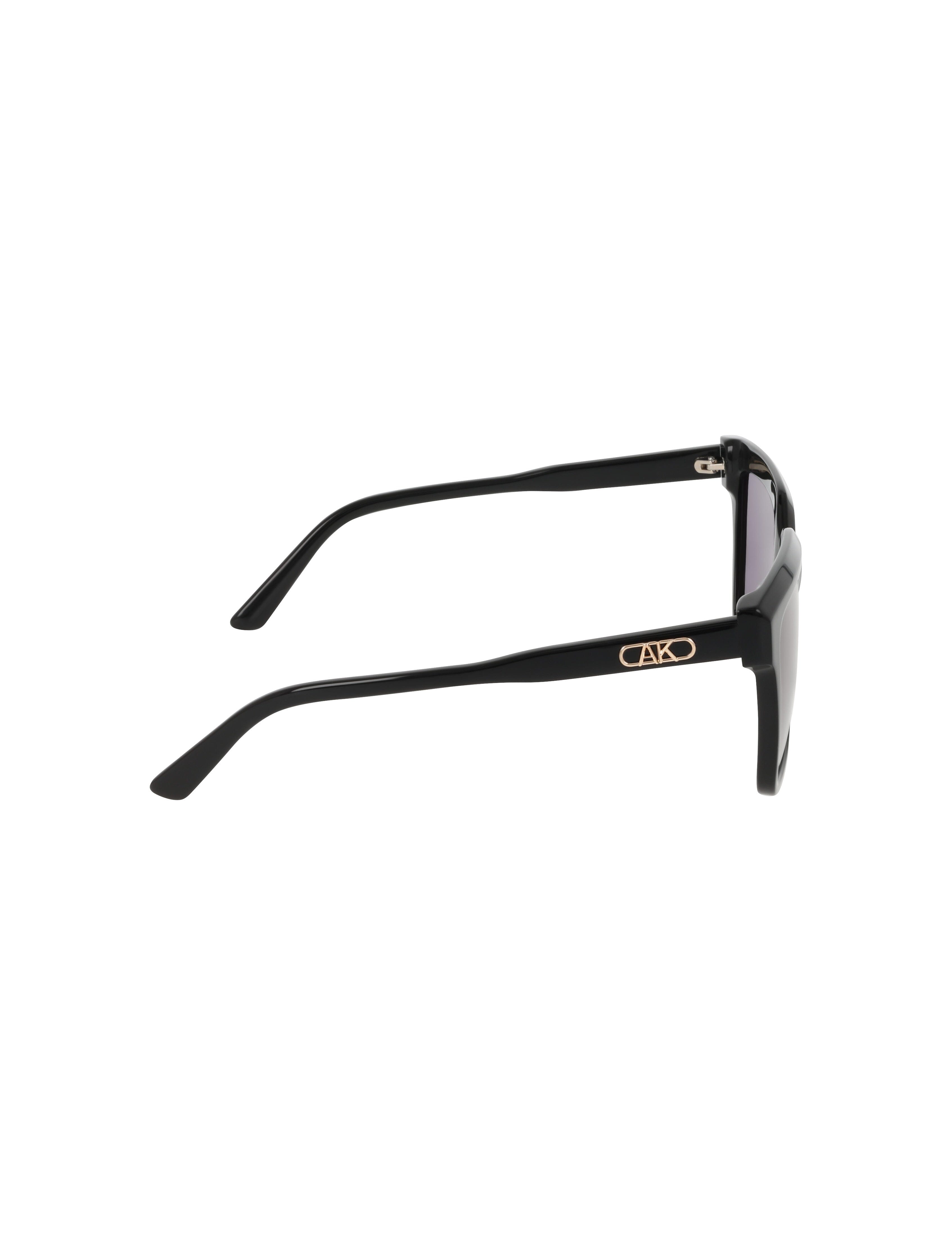 Square Acetate Sunglasses - Anne Klein BLACK