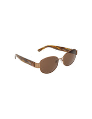 Oval Metal Frame Sunglasses - Anne Klein MOCHA