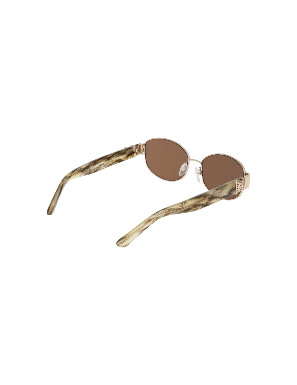 Oval Metal Frame Sunglasses - Anne Klein GOLD