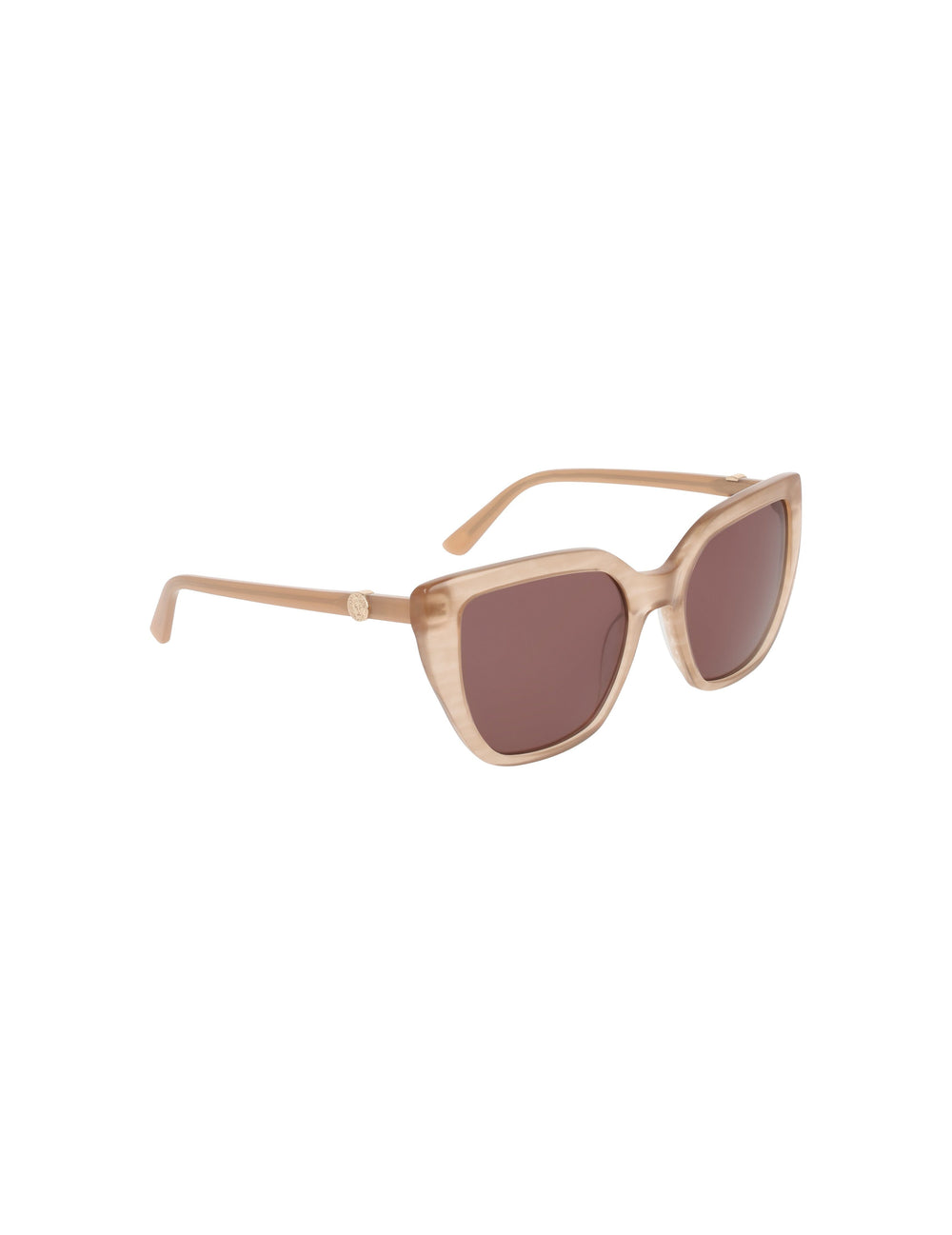 Square Acetate Sunglasses with Uplifting Frame - Anne Klein TAUPE