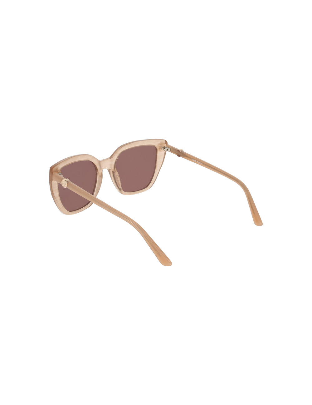 Square Acetate Sunglasses with Uplifting Frame - Anne Klein TAUPE