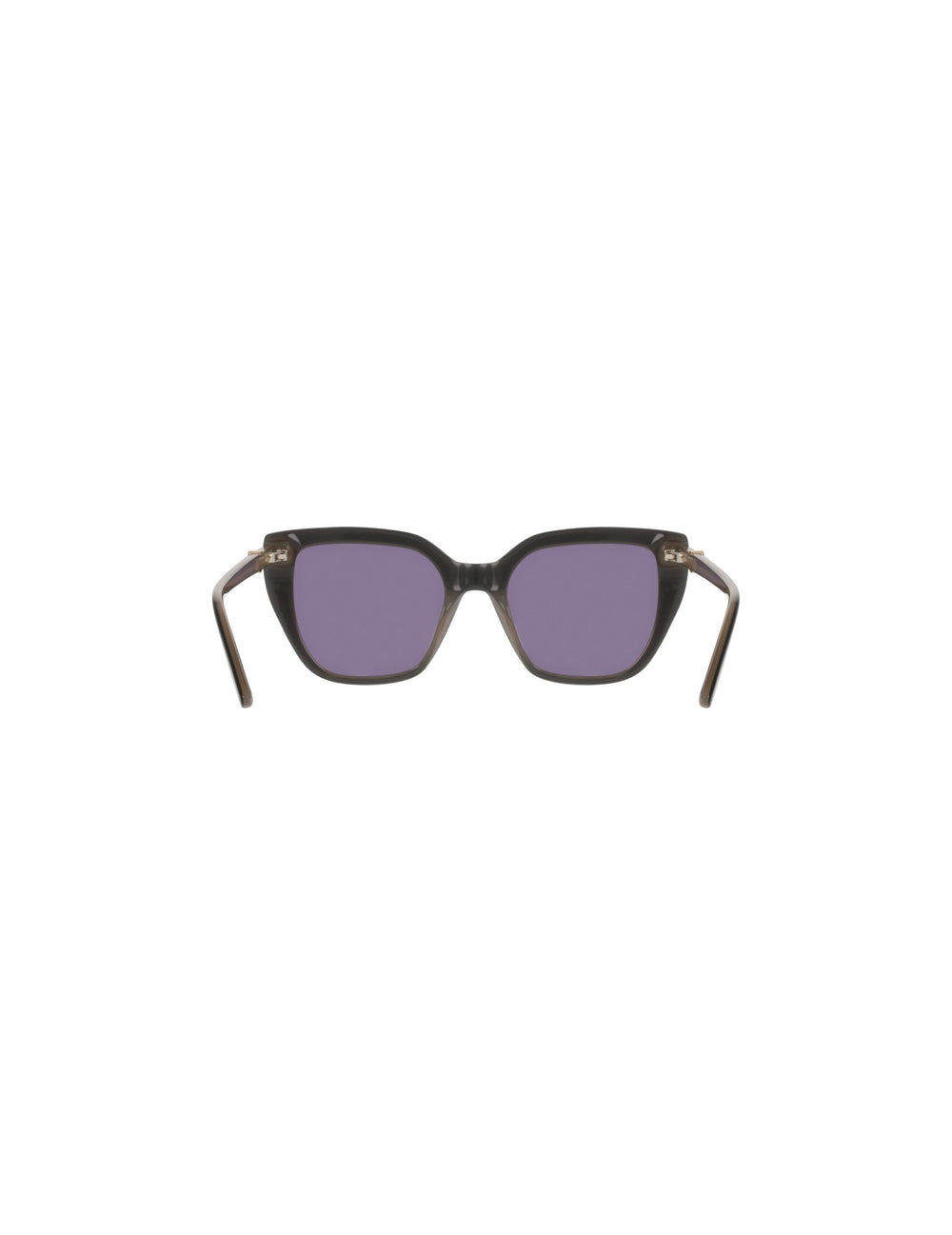 Square Acetate Sunglasses with Uplifting Frame - Anne Klein BLACK IVORY