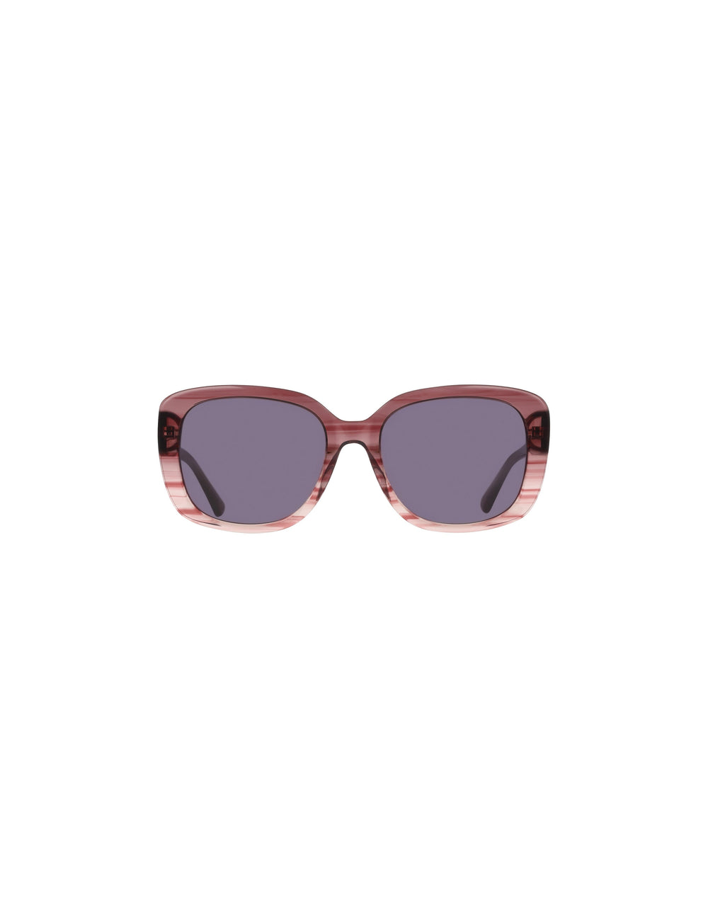 Oversized Square Frame Gradient Lens Sunglasses - Anne Klein MERLOT GRADIENT