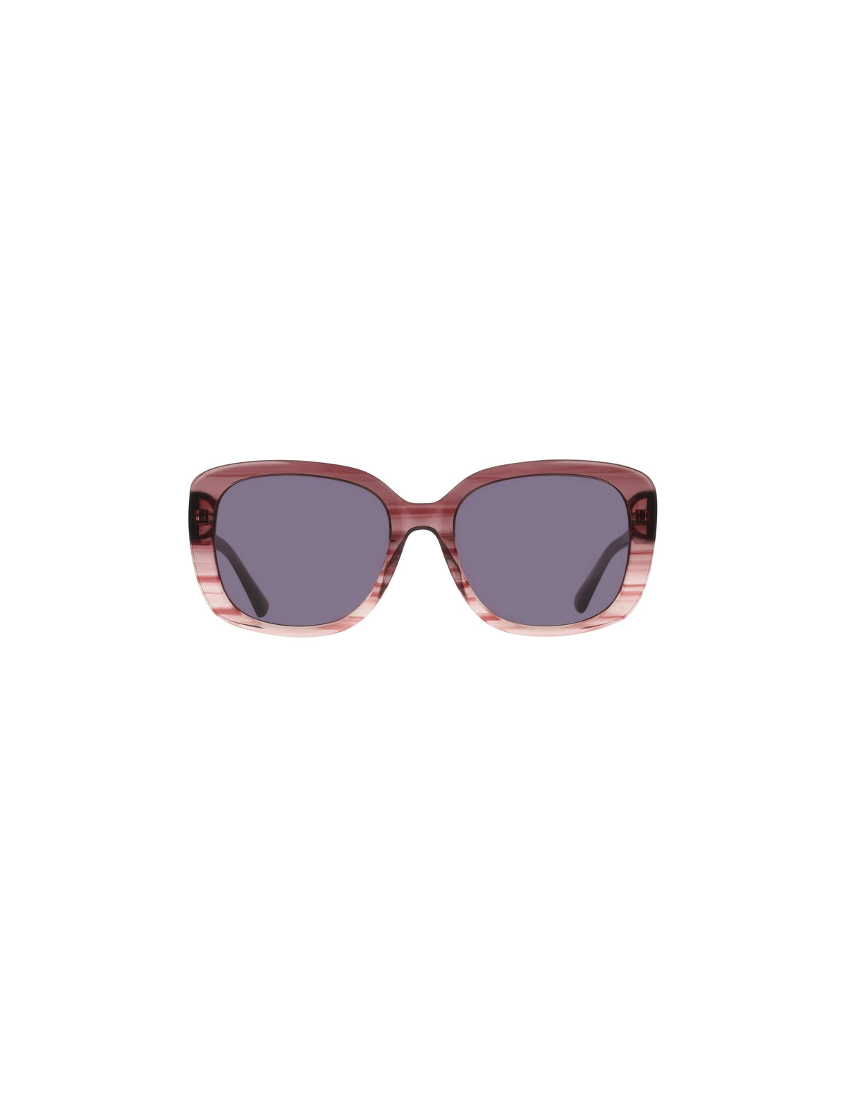 Oversized Square Frame Gradient Lens Sunglasses - Anne Klein MERLOT GRADIENT