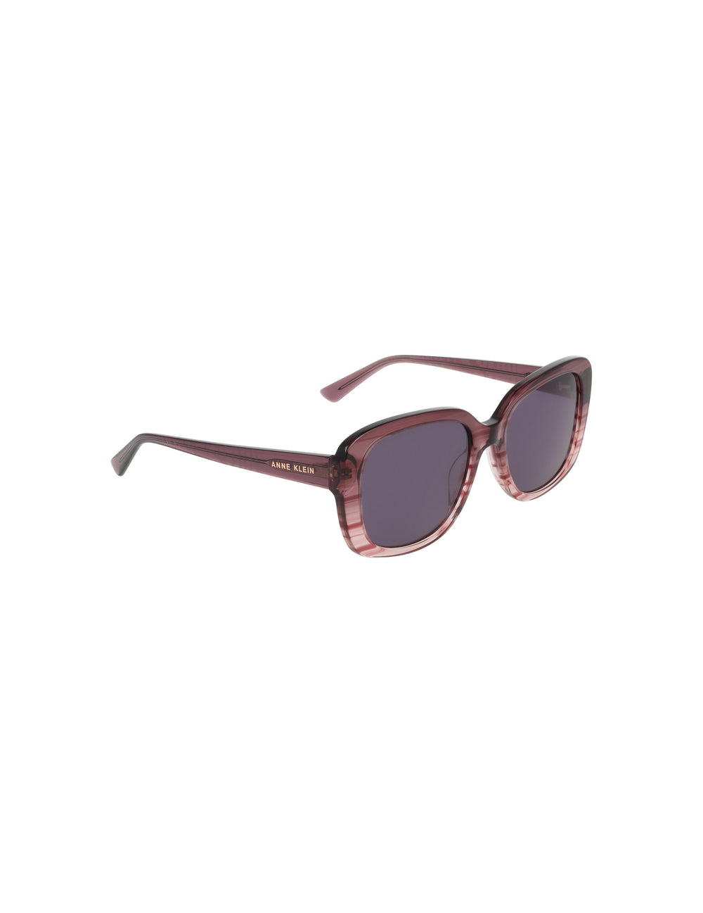 Oversized Square Frame Gradient Lens Sunglasses - Anne Klein MERLOT GRADIENT