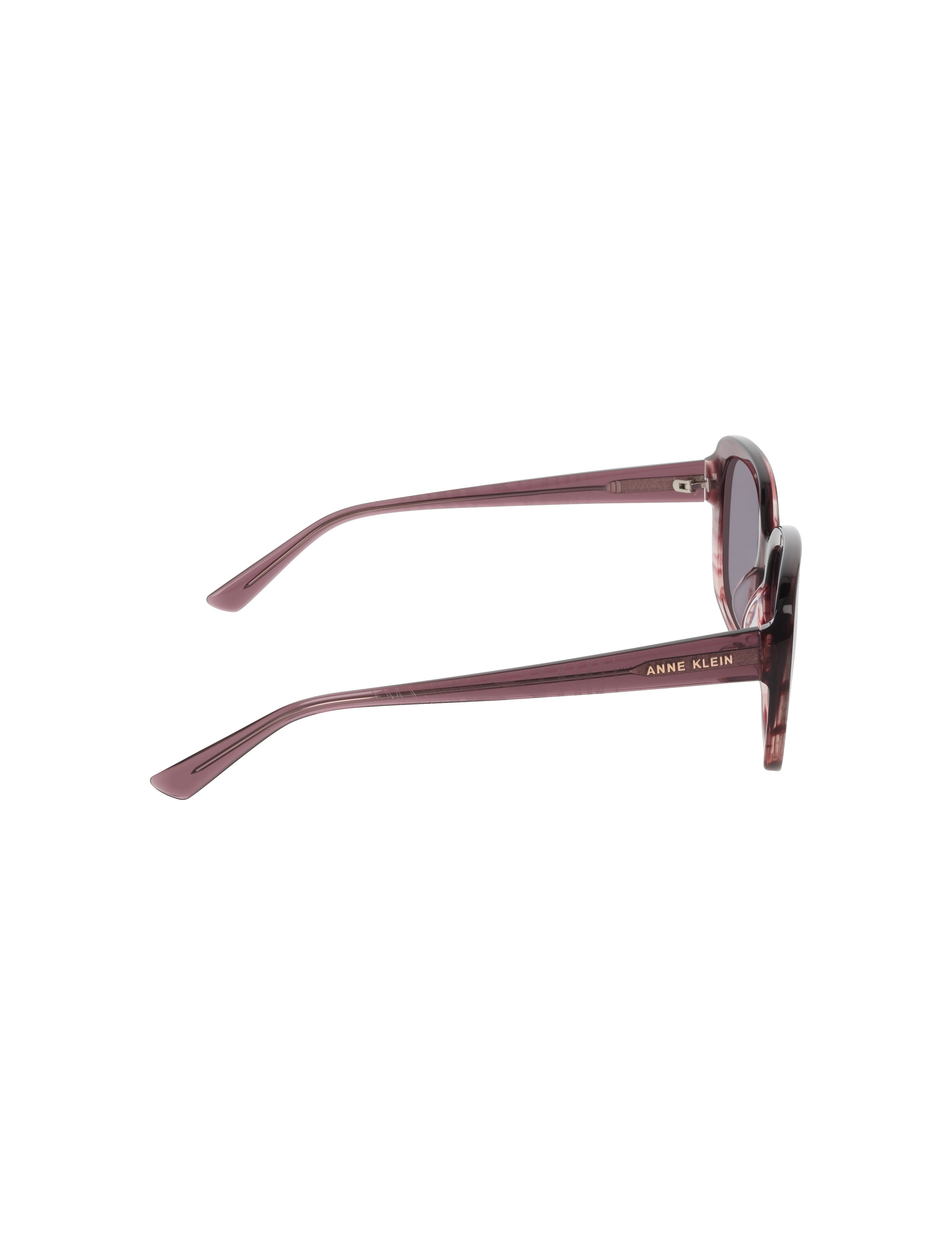 Oversized Square Frame Gradient Lens Sunglasses - Anne Klein MERLOT GRADIENT
