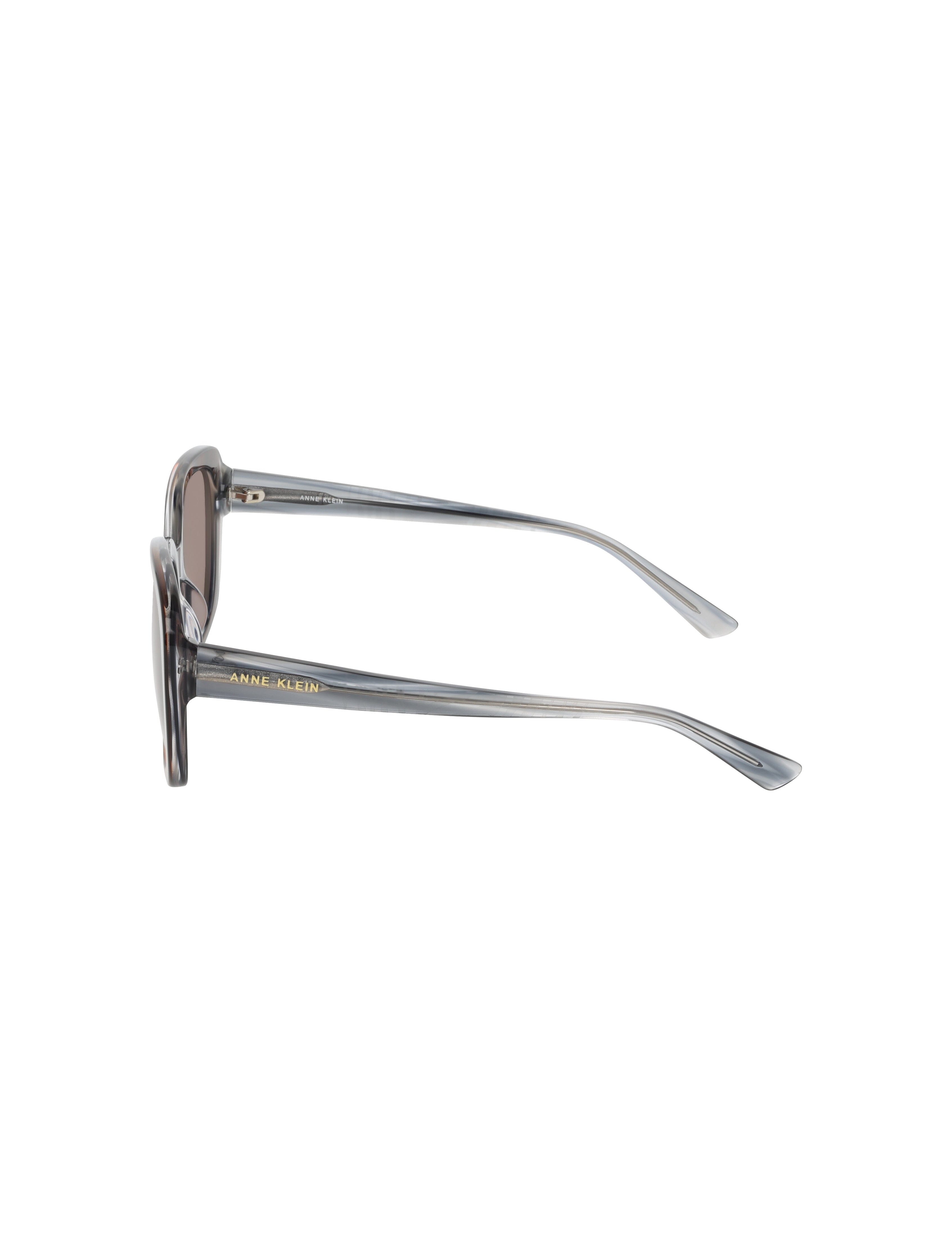 Oversized Square Frame Gradient Lens Sunglasses - Anne Klein BLUE GRADIENT