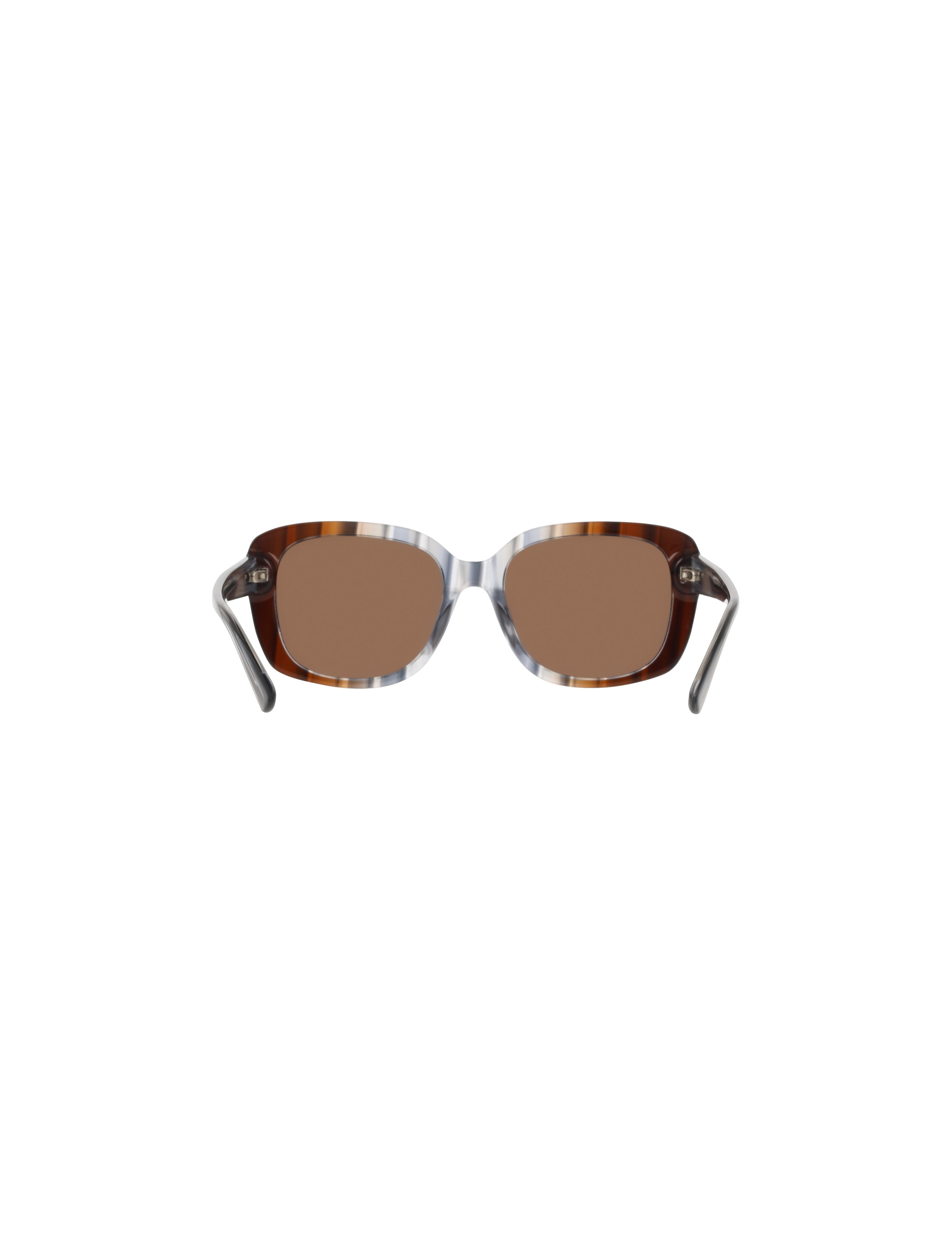 Oversized Square Frame Gradient Lens Sunglasses - Anne Klein BLUE GRADIENT