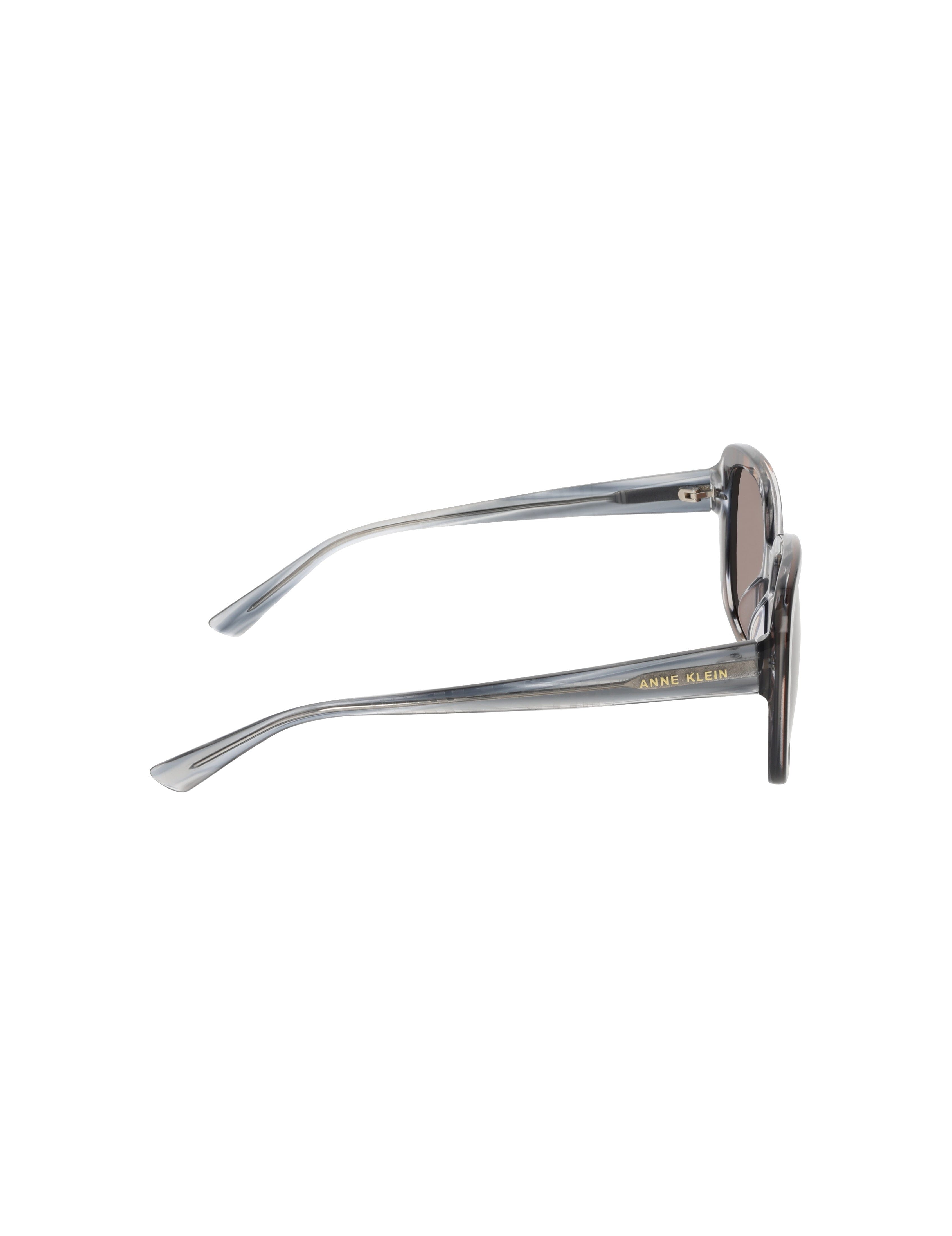 Oversized Square Frame Gradient Lens Sunglasses - Anne Klein BLUE GRADIENT