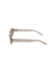 Modern Oval Frame Sunglasses - Anne Klein TAUPE CRYSTAL