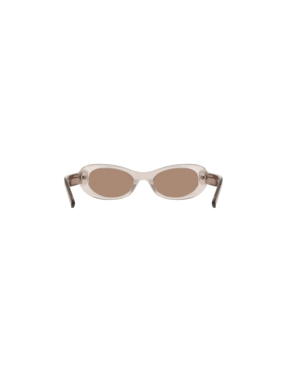 Modern Oval Frame Sunglasses - Anne Klein TAUPE CRYSTAL