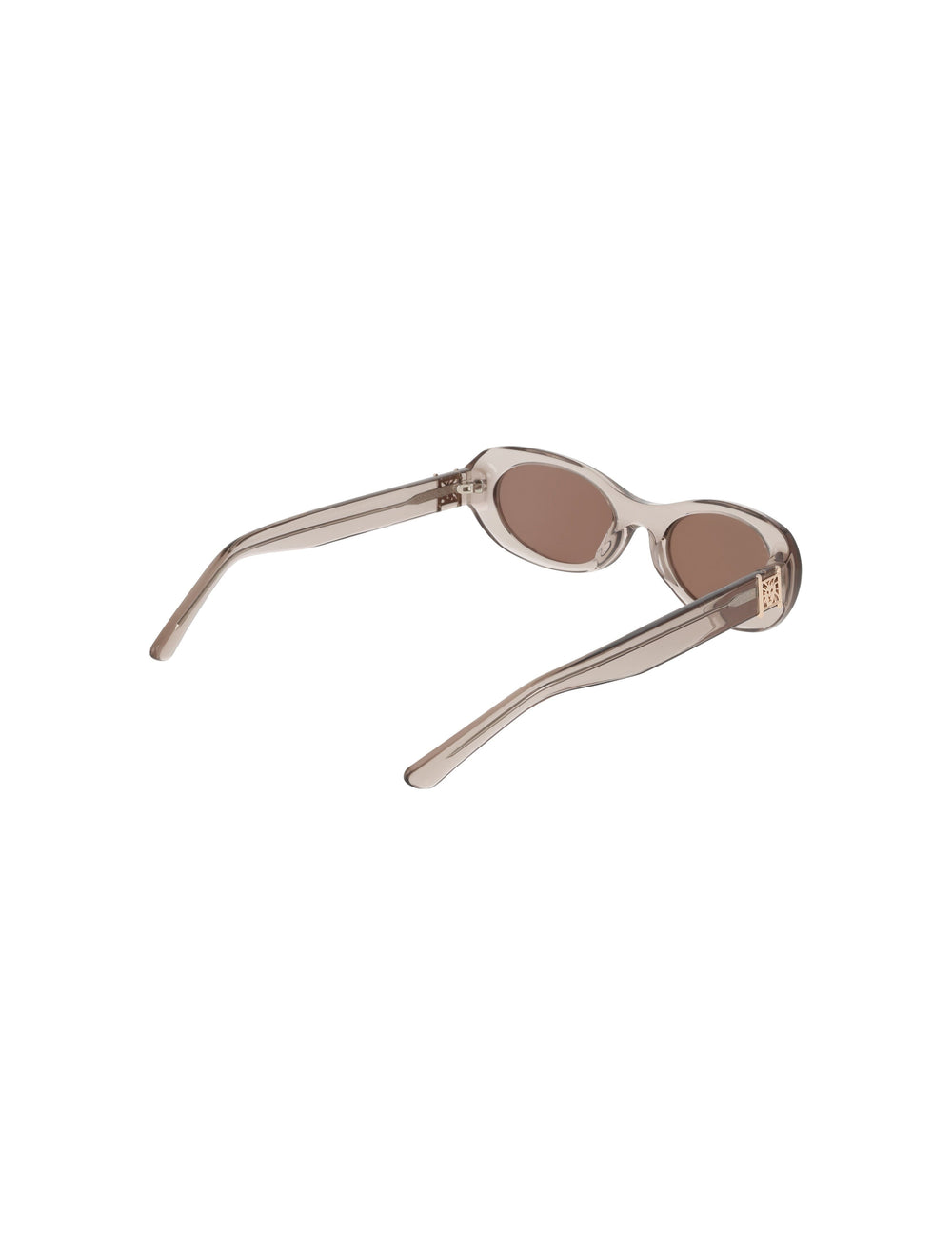 Modern Oval Frame Sunglasses - Anne Klein TAUPE CRYSTAL