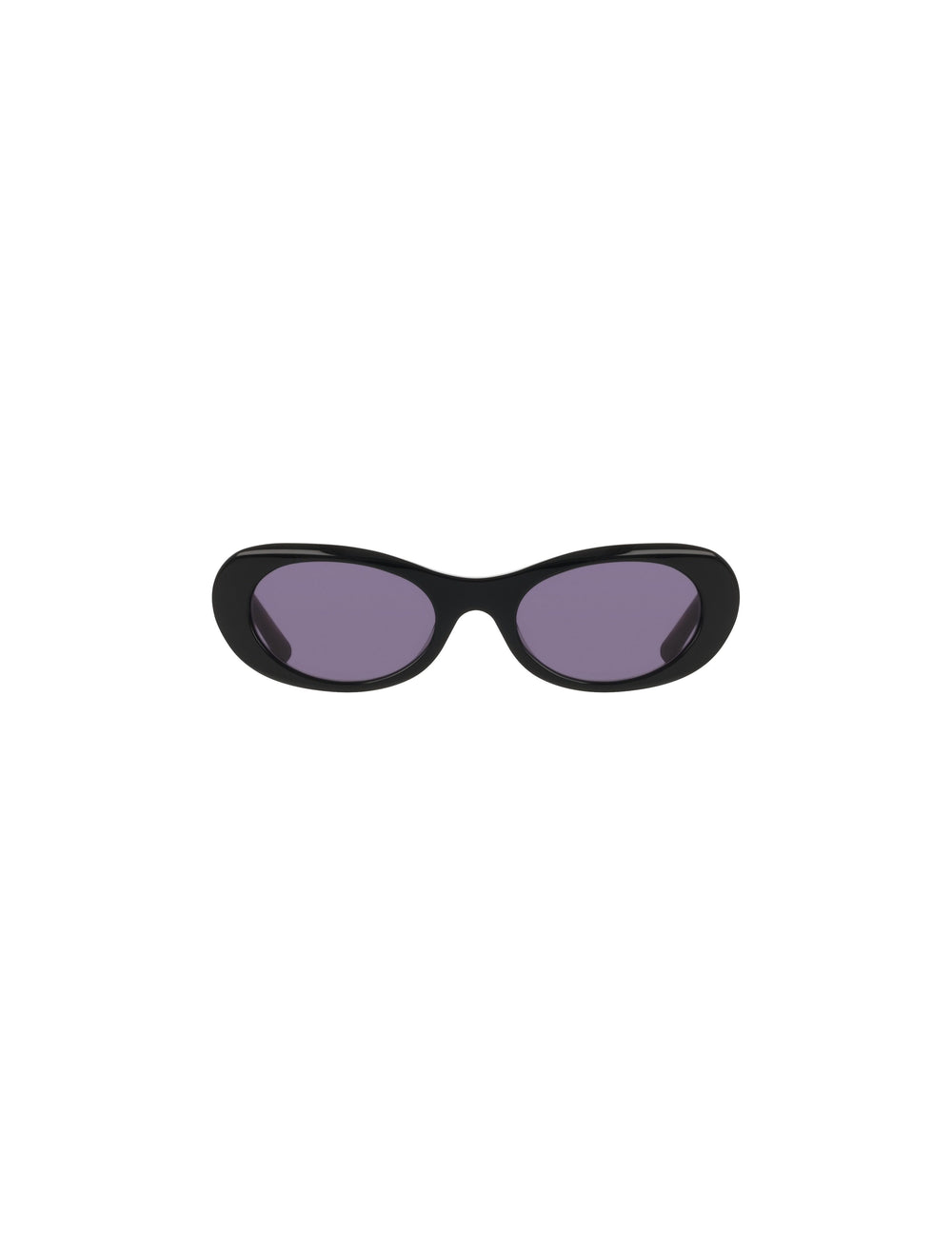 Modern Oval Frame Sunglasses - Anne Klein BLACK