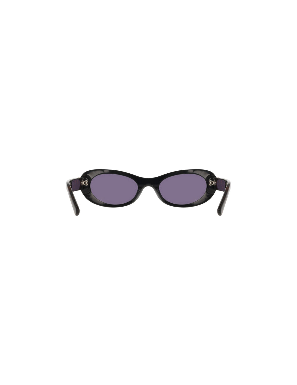 Modern Oval Frame Sunglasses - Anne Klein BLACK