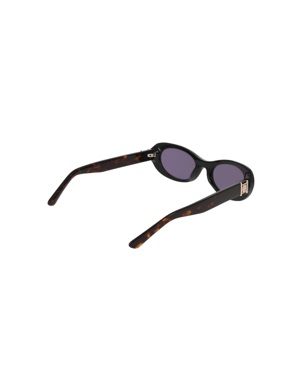 Modern Oval Frame Sunglasses - Anne Klein BLACK
