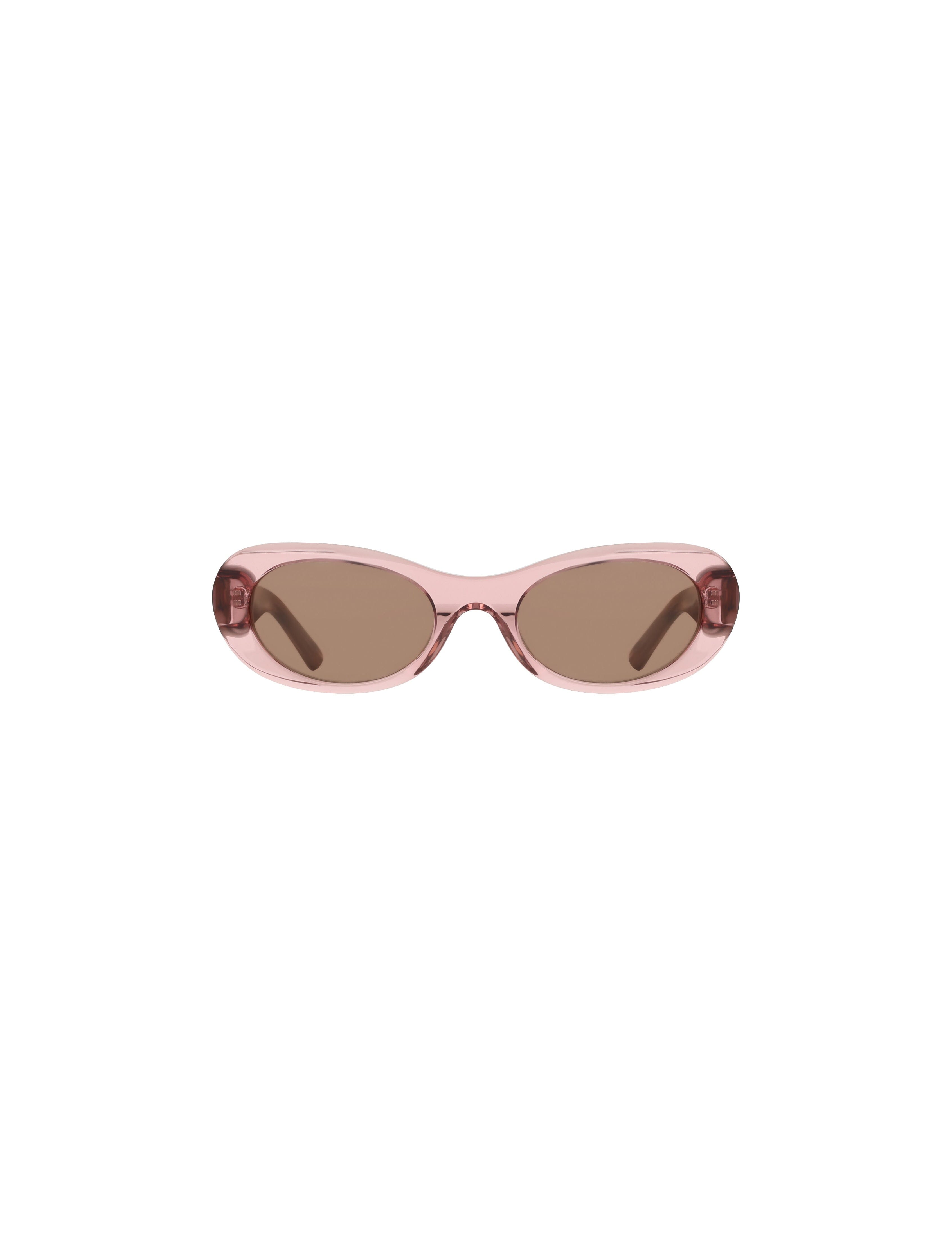 Modern Oval Frame Sunglasses - Anne Klein BERRY