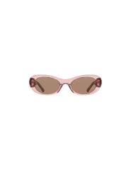 Modern Oval Frame Sunglasses - Anne Klein BERRY