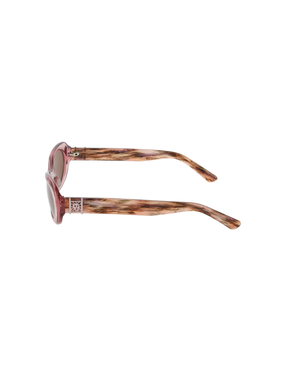 Modern Oval Frame Sunglasses - Anne Klein BERRY
