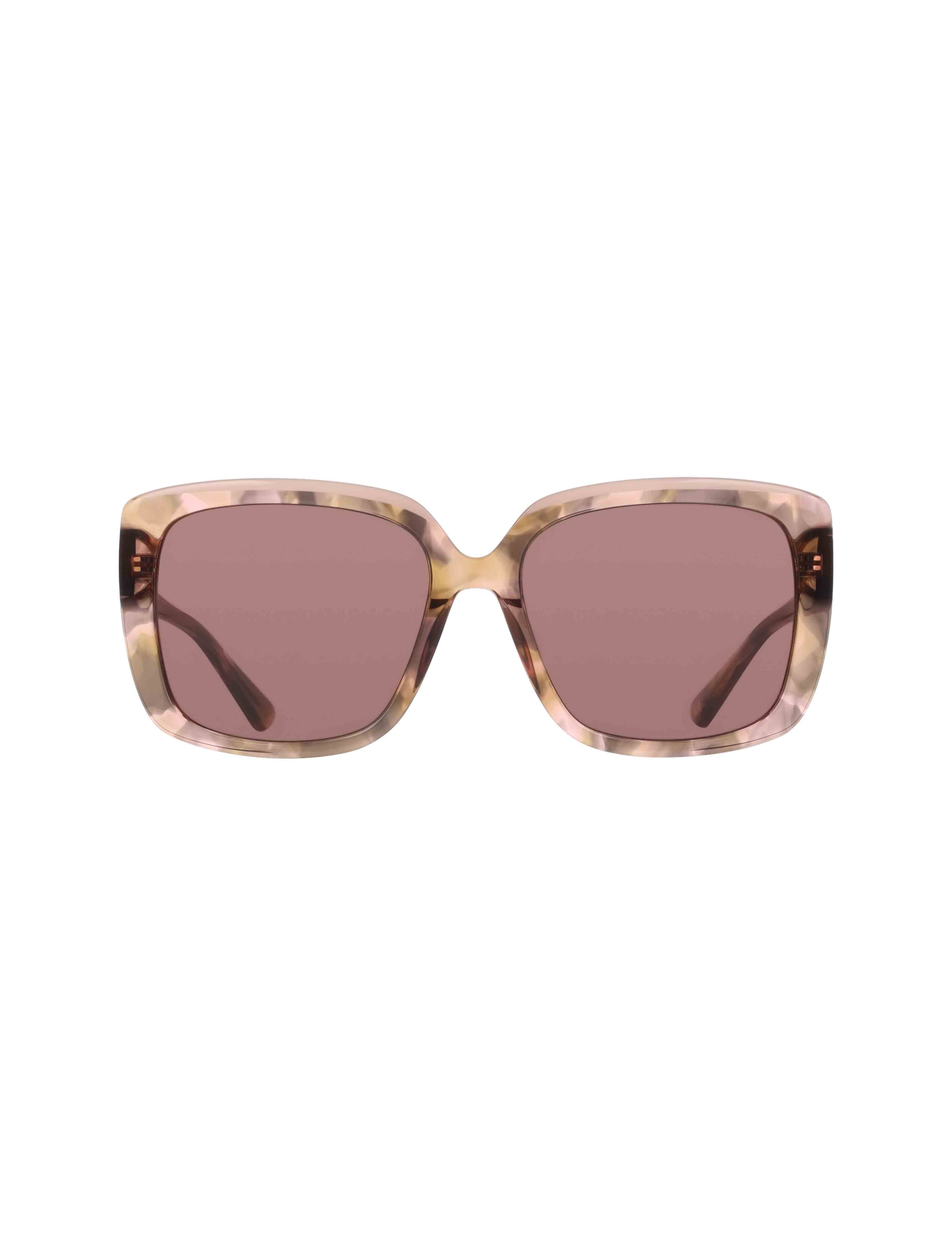 Oversized Square Tortoise Sunglasses - Anne Klein Rose