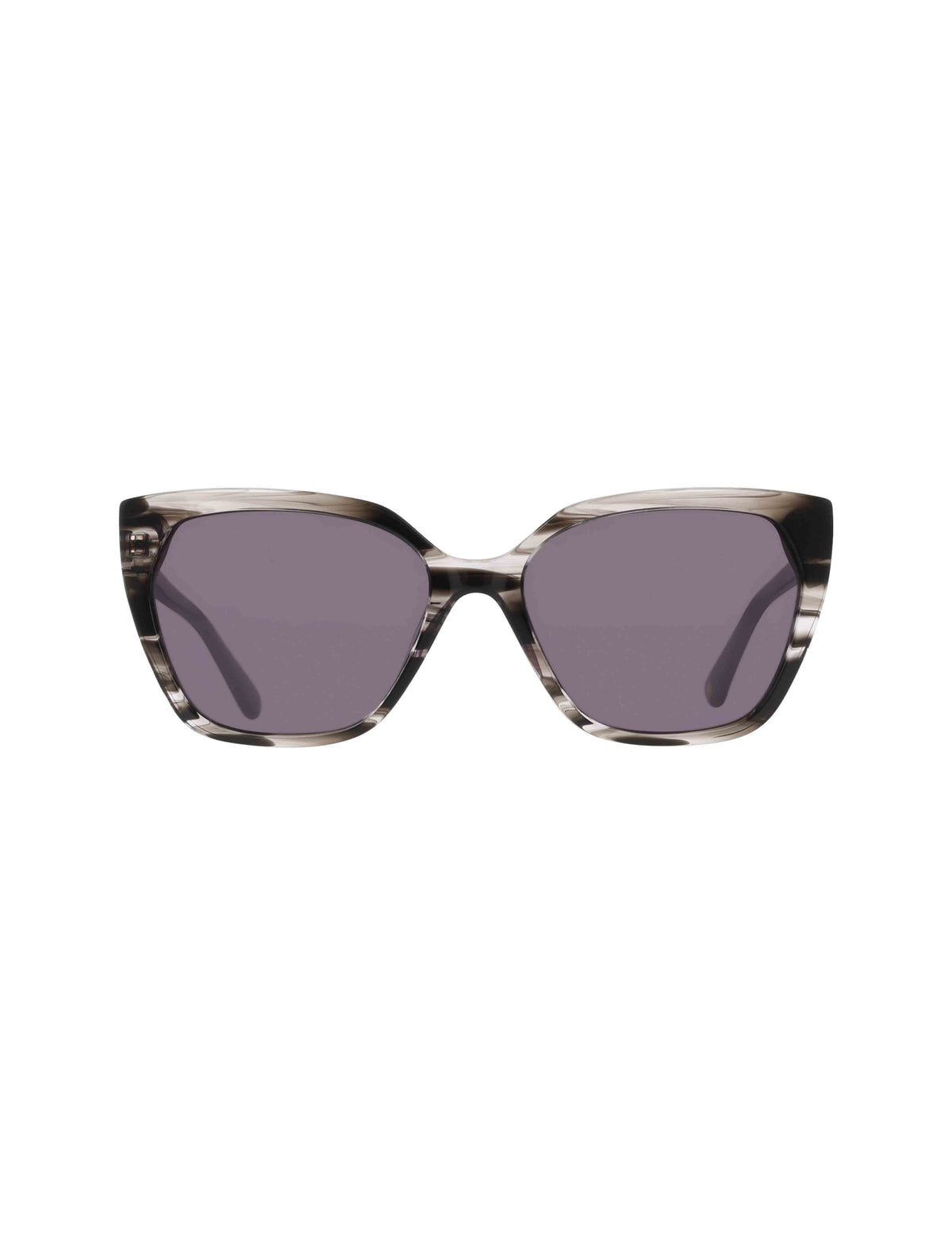 Cat-Eye Horn Colored Sunglasses - Anne Klein Grey