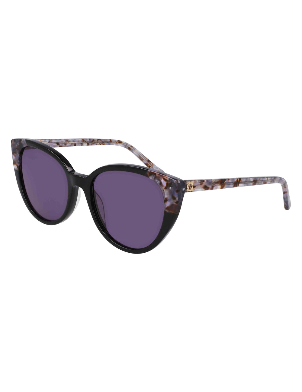 Uplifting Rounded Cat-eye Sunglasses - Anne Klein BLACK