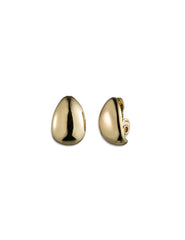 Gold Hoop Clip Earrings - Anne Klein