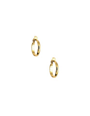 Medium Wide Hoop Clip Earrings - Anne Klein