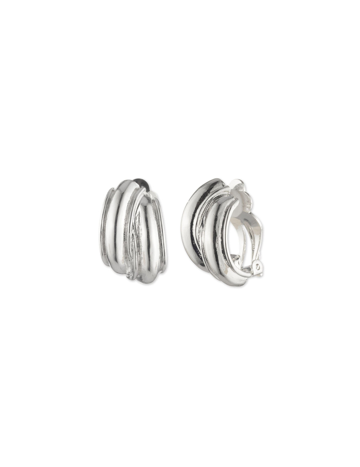 Button Clip On Earrings - Anne Klein