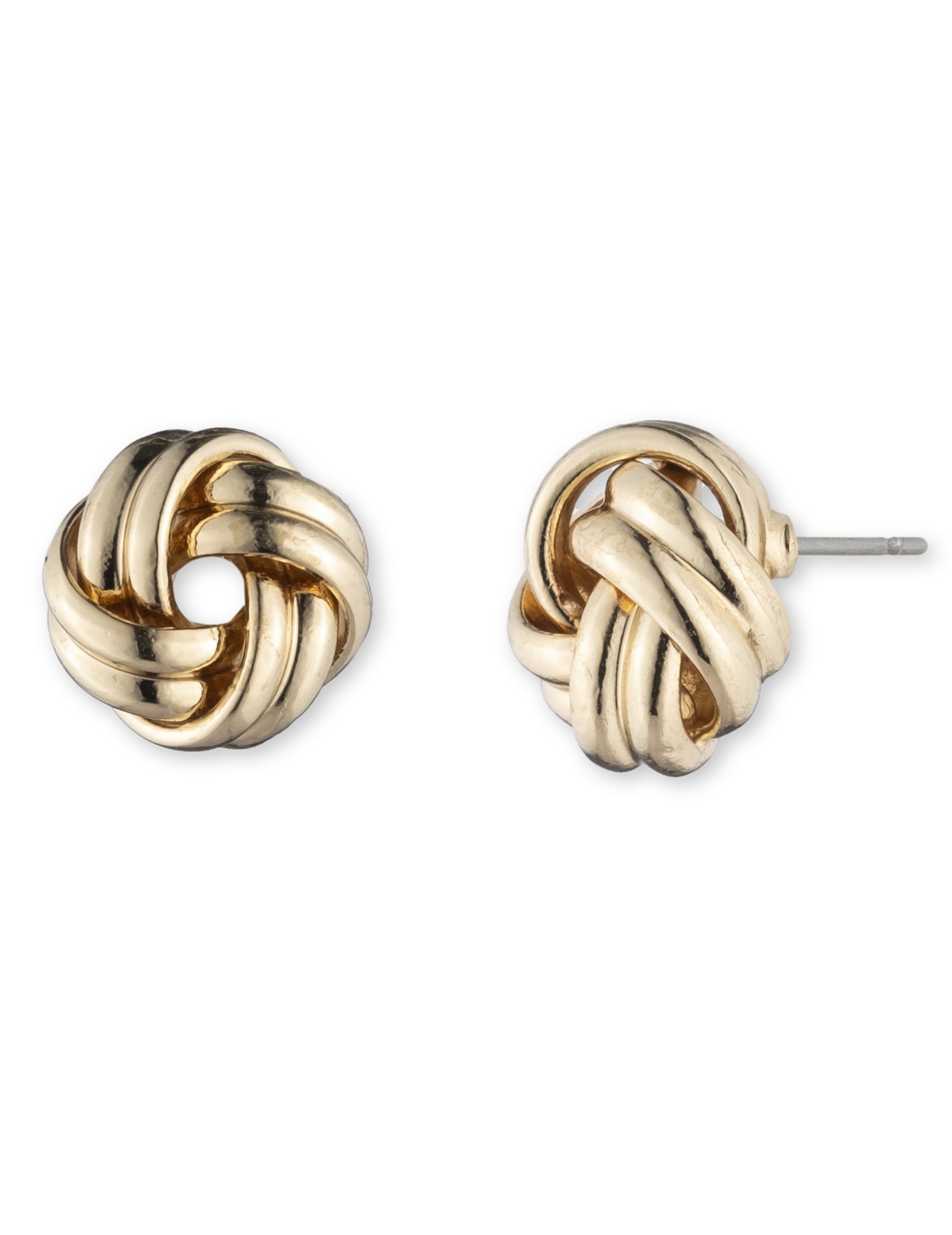 Gold-Tone Knot Stud Earrings - Anne Klein