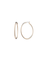 Medium Gold-Tone Hoop Earrings - Anne Klein