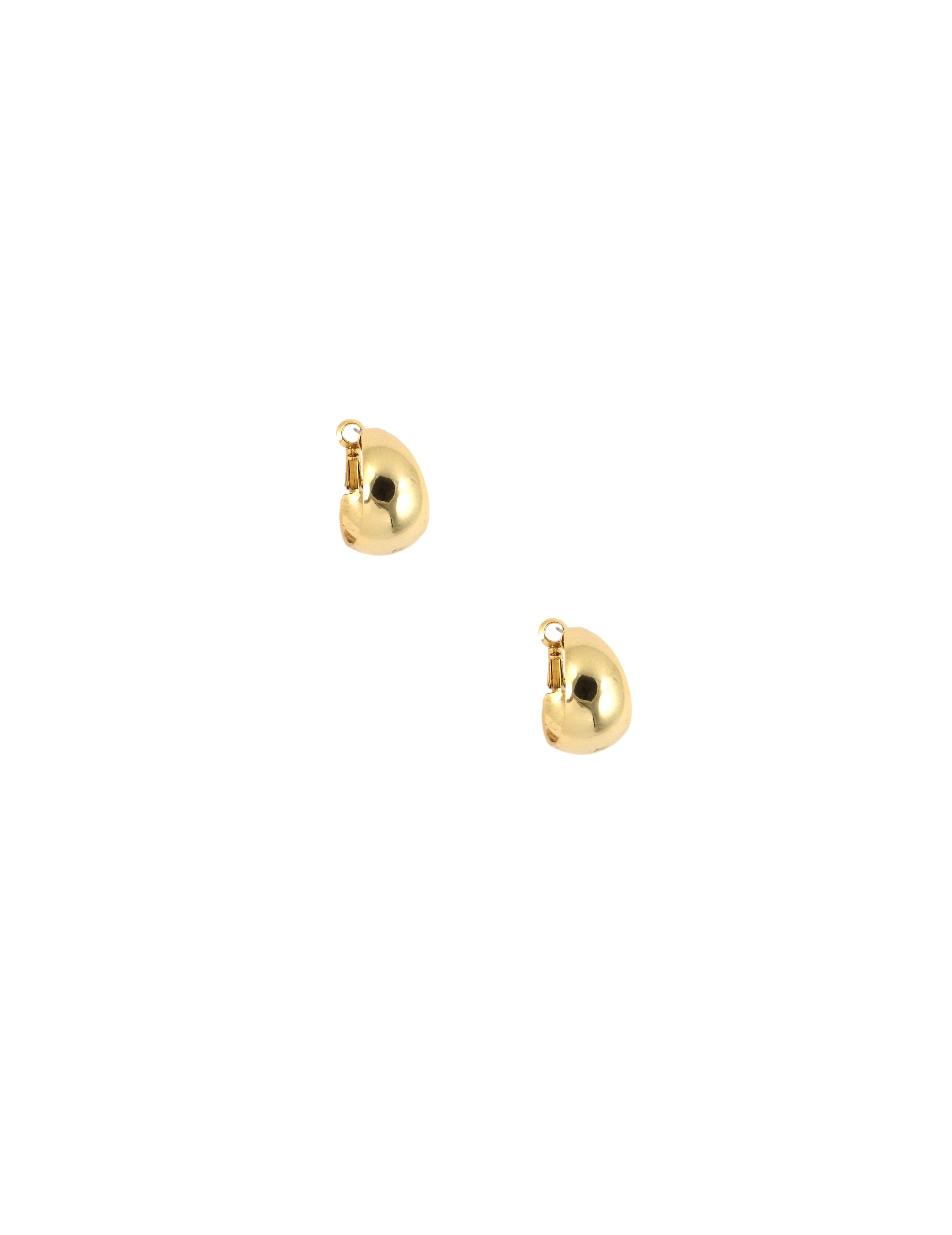 Wide Band Hoop Earrings - Anne Klein