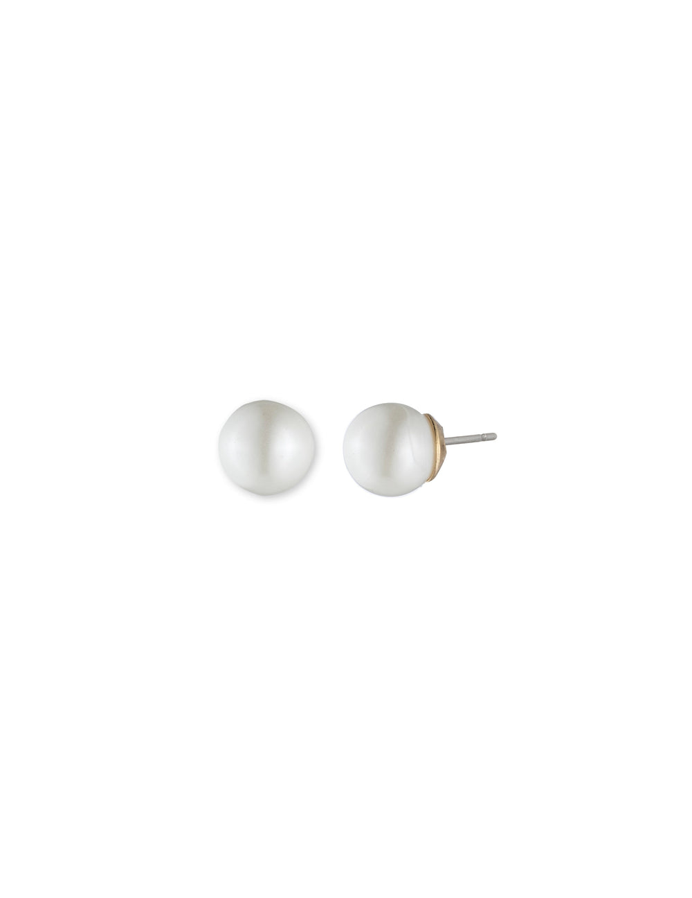 Faux Pearl Stud Earrings - Anne Klein