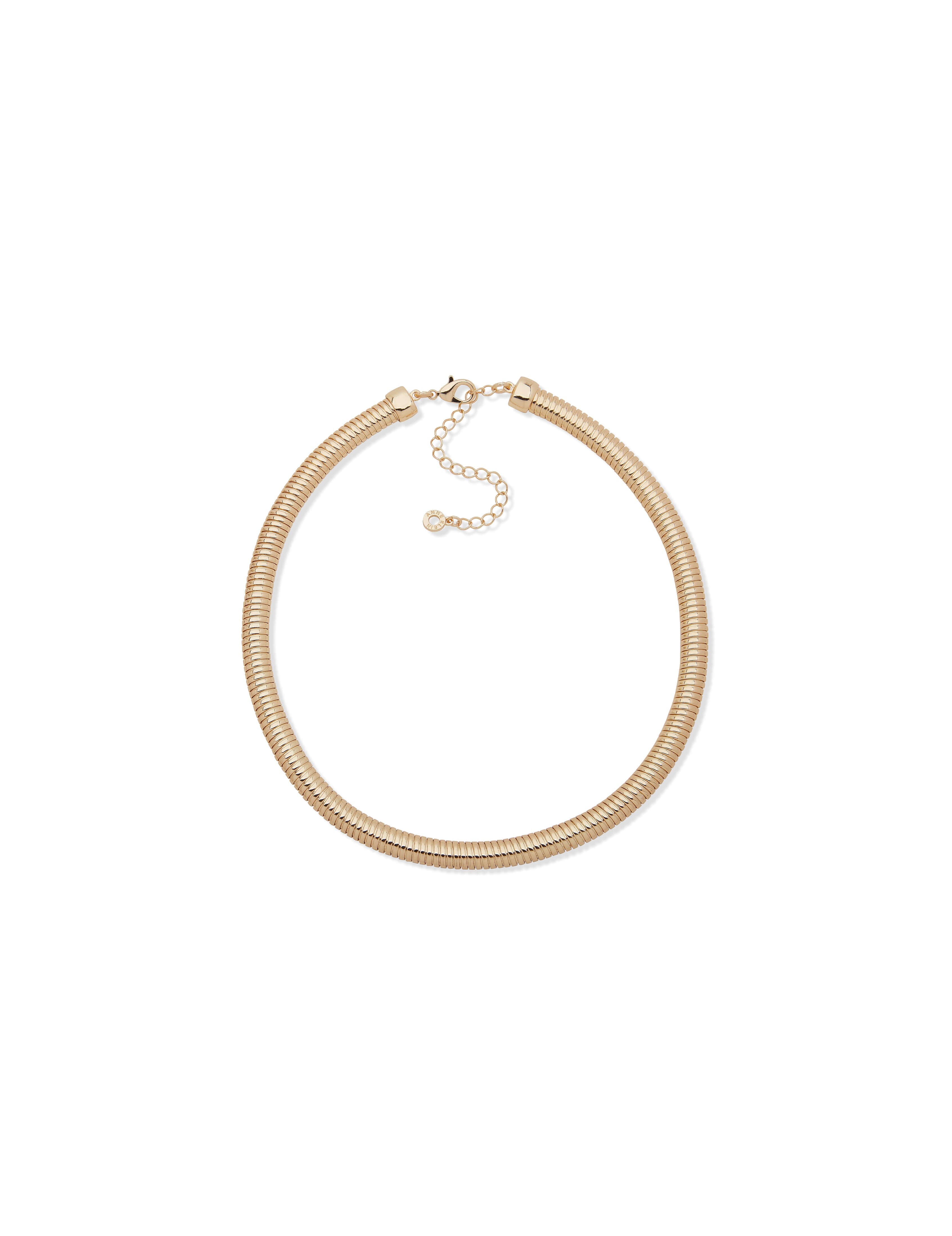 Omega Chain Collar Necklace - Anne Klein