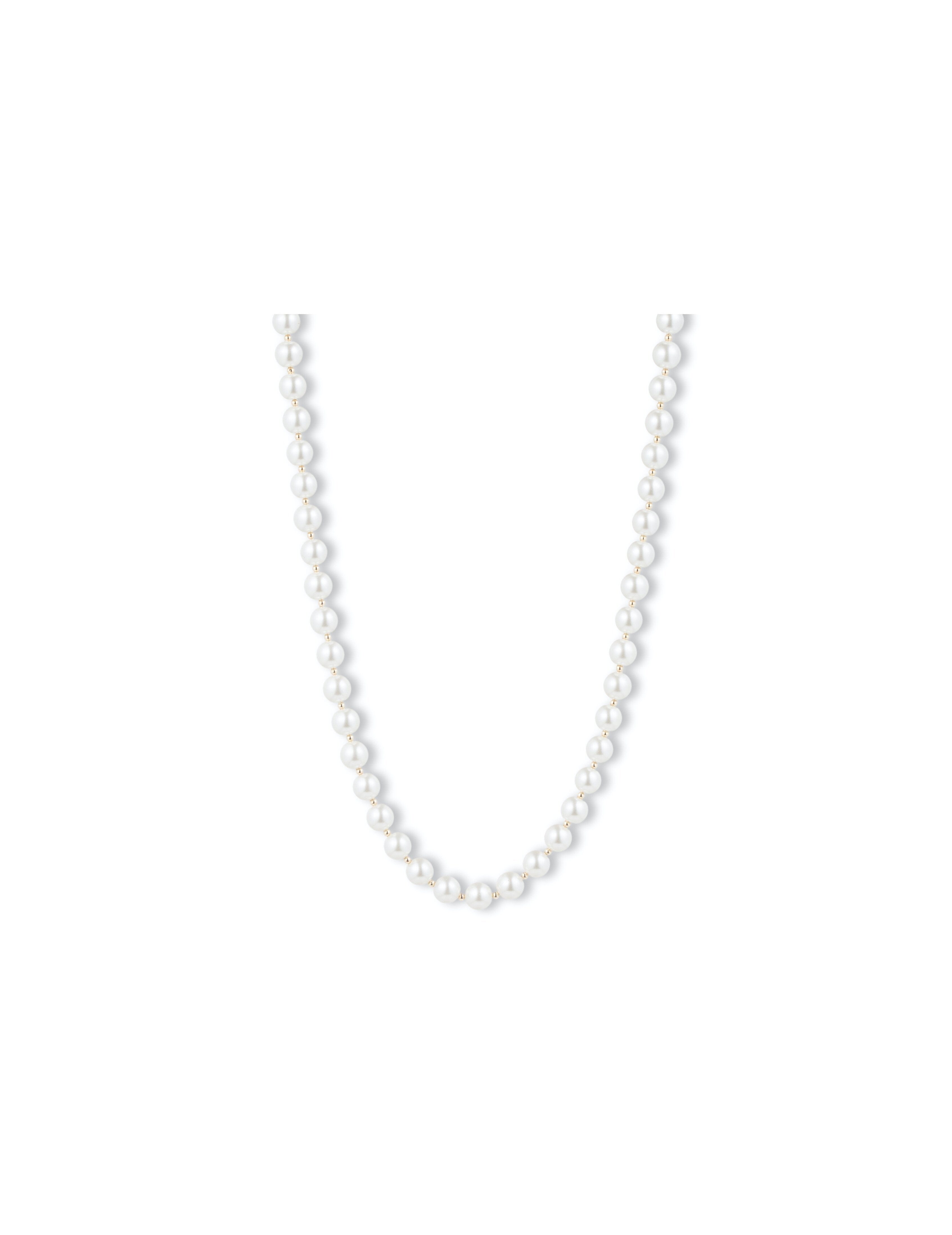 Faux Pearl Collar Necklace 16" - Anne Klein