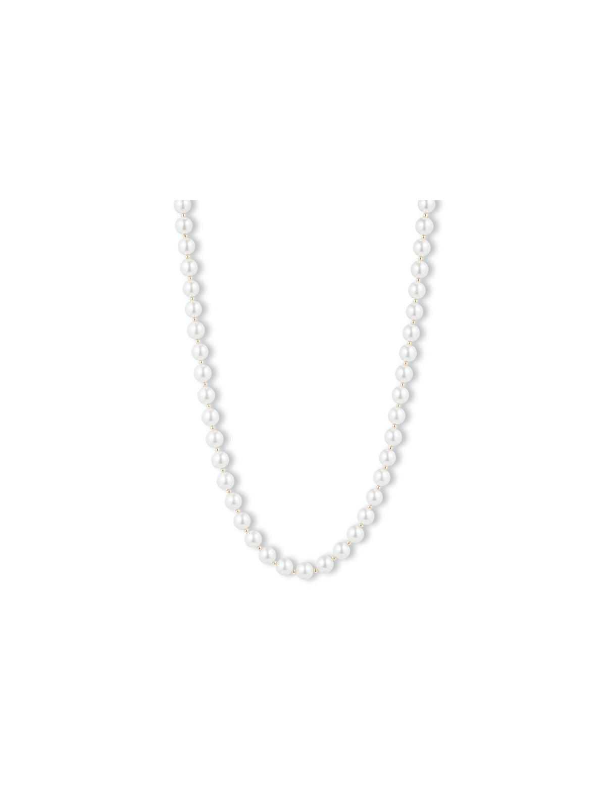 Faux Pearl Collar Necklace 16" - Anne Klein