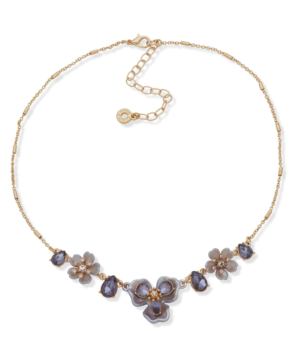 Floral Frontal Necklace - Anne Klein