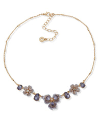 Floral Frontal Necklace - Anne Klein