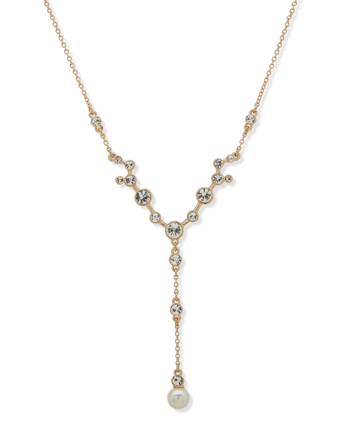 16-Inch Stone and Y-Necklace - Anne Klein