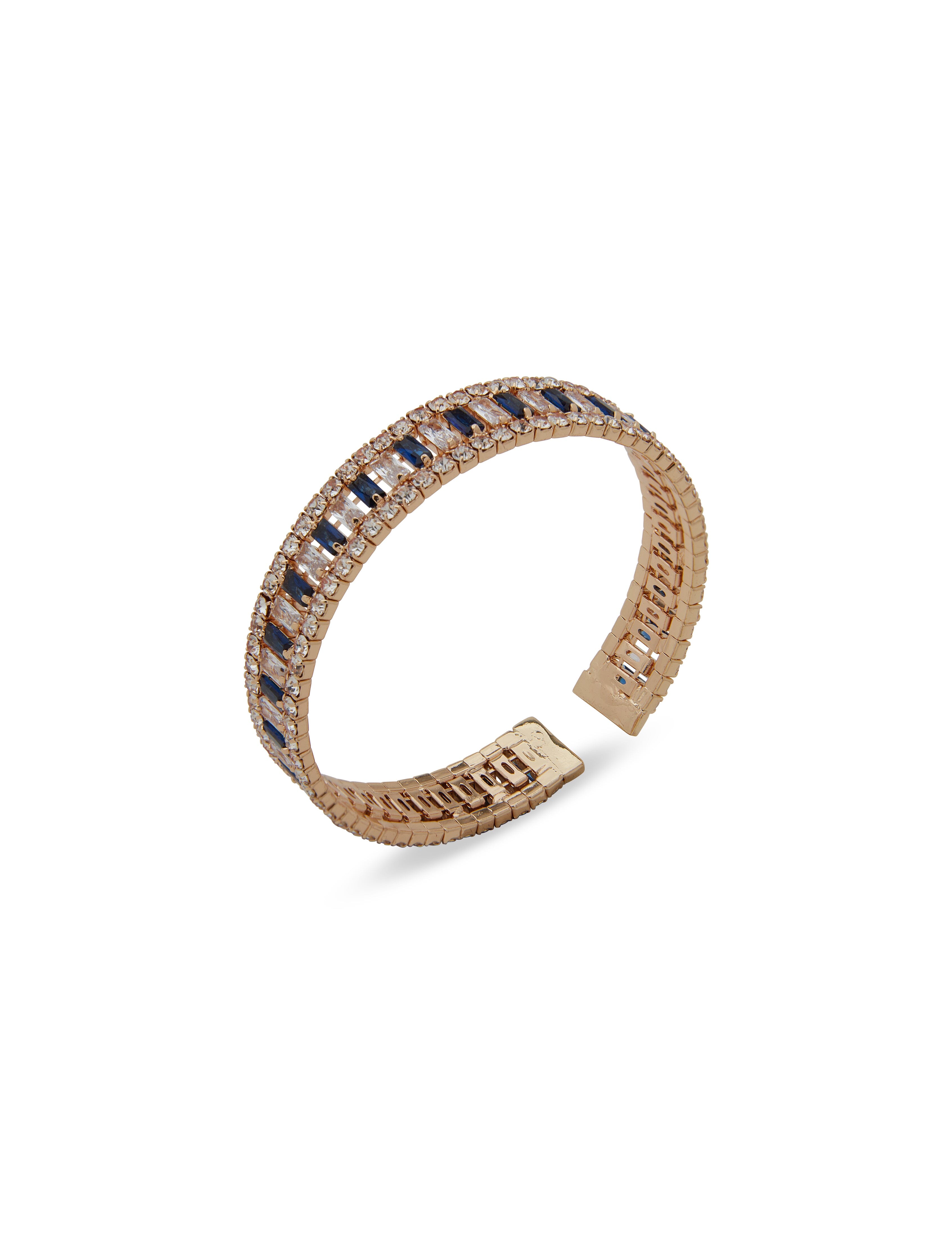 Baguette Stone Coil Bracelet in Gift Box - Anne Klein