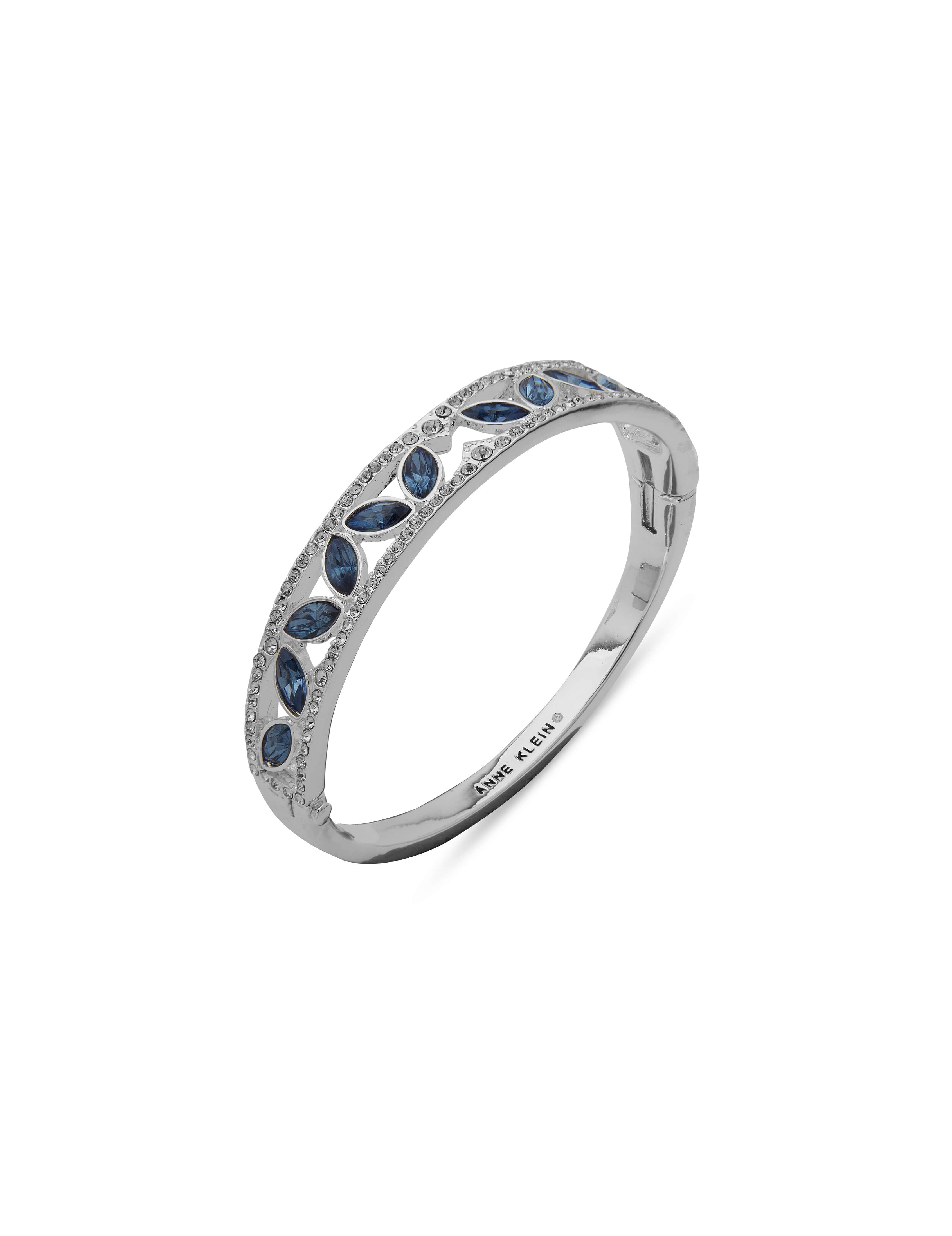 Sapphire Crystal Hinge Bracelet - Anne Klein
